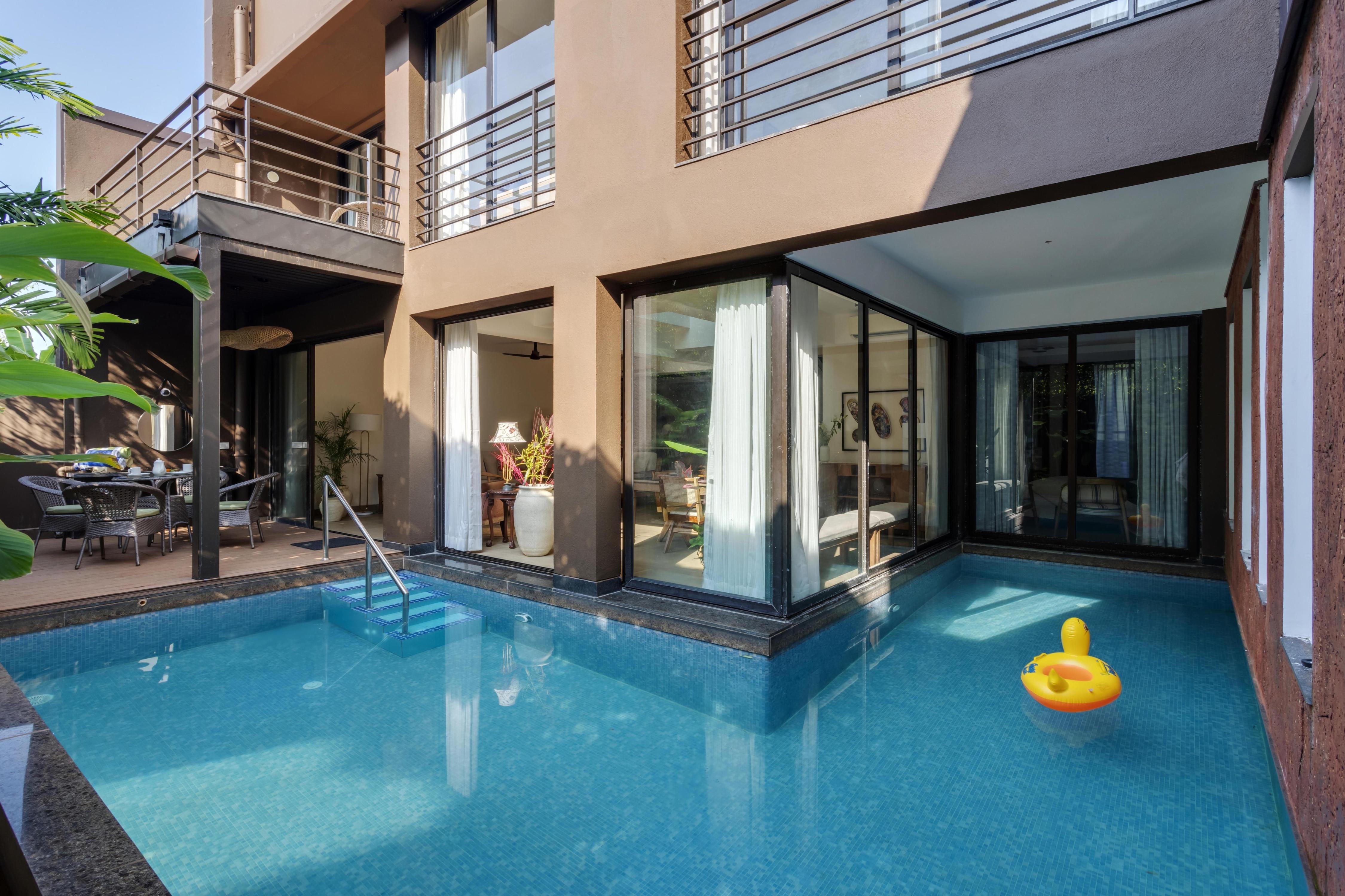 tisyastays | Casa 2565 3BHK Lux Villa with Private Pool & Jacuzzi, Close to beach - Tap to explore photos