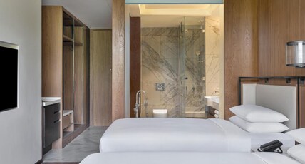 Jim Corbett Marriott Resort and Spa Room Type - Deluxe room, Twin Bed