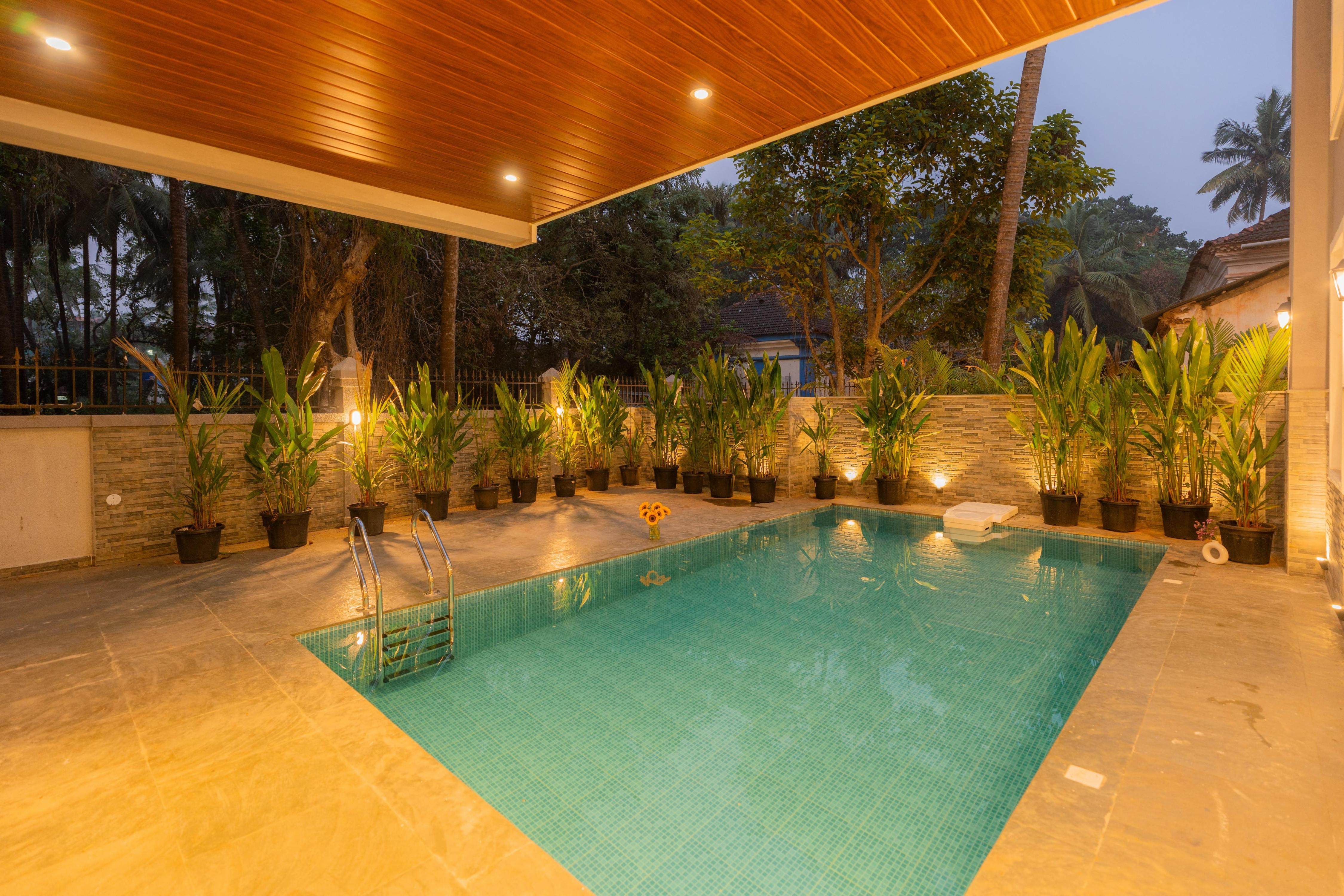 ELIVAAS Solace Azure 5BHK Villa with Pvt Pool - Tap to explore photos