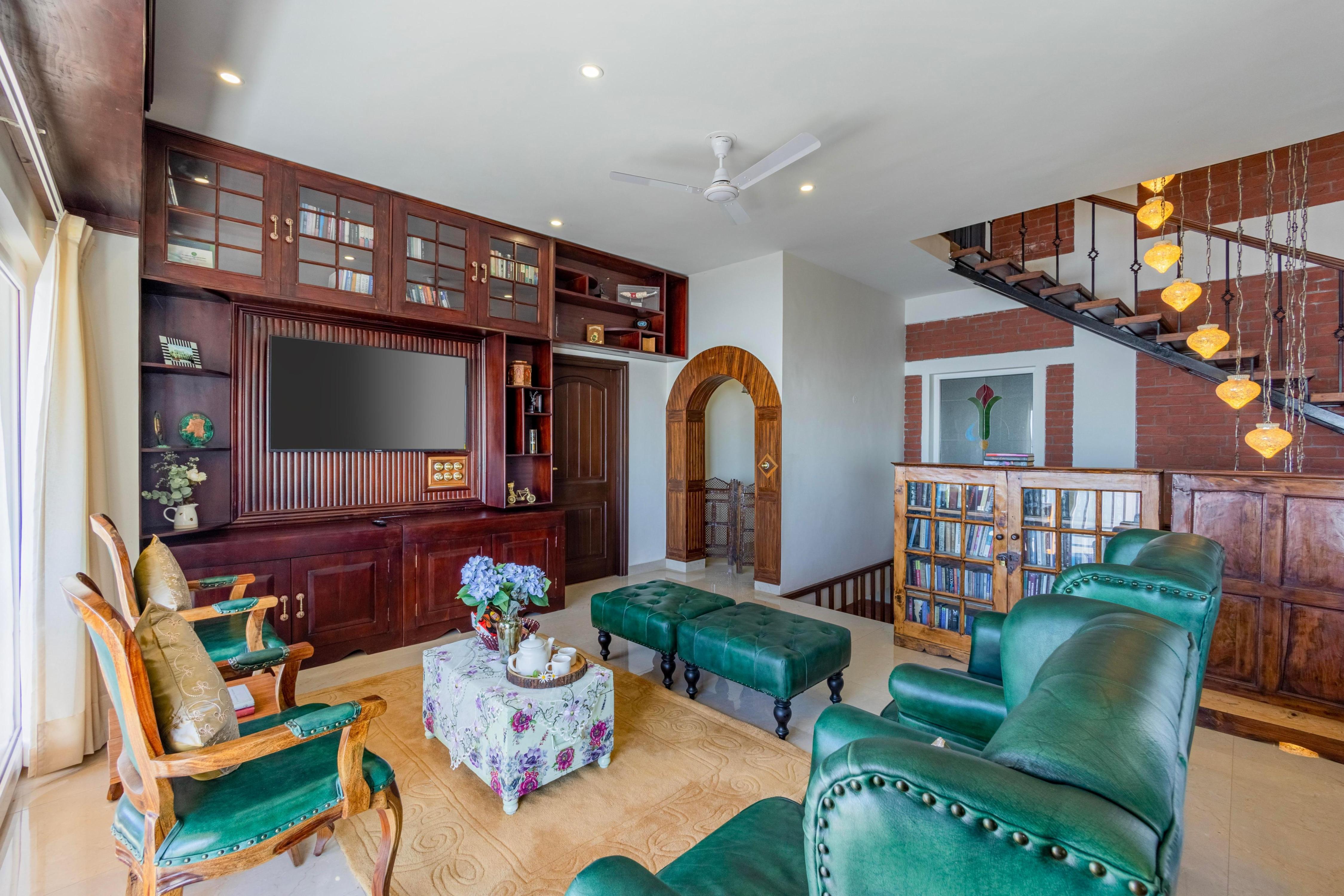 ELIVAAS Signature 4BHK with Attic Cliffside Villa with Scenic Views - Tap to explore photos