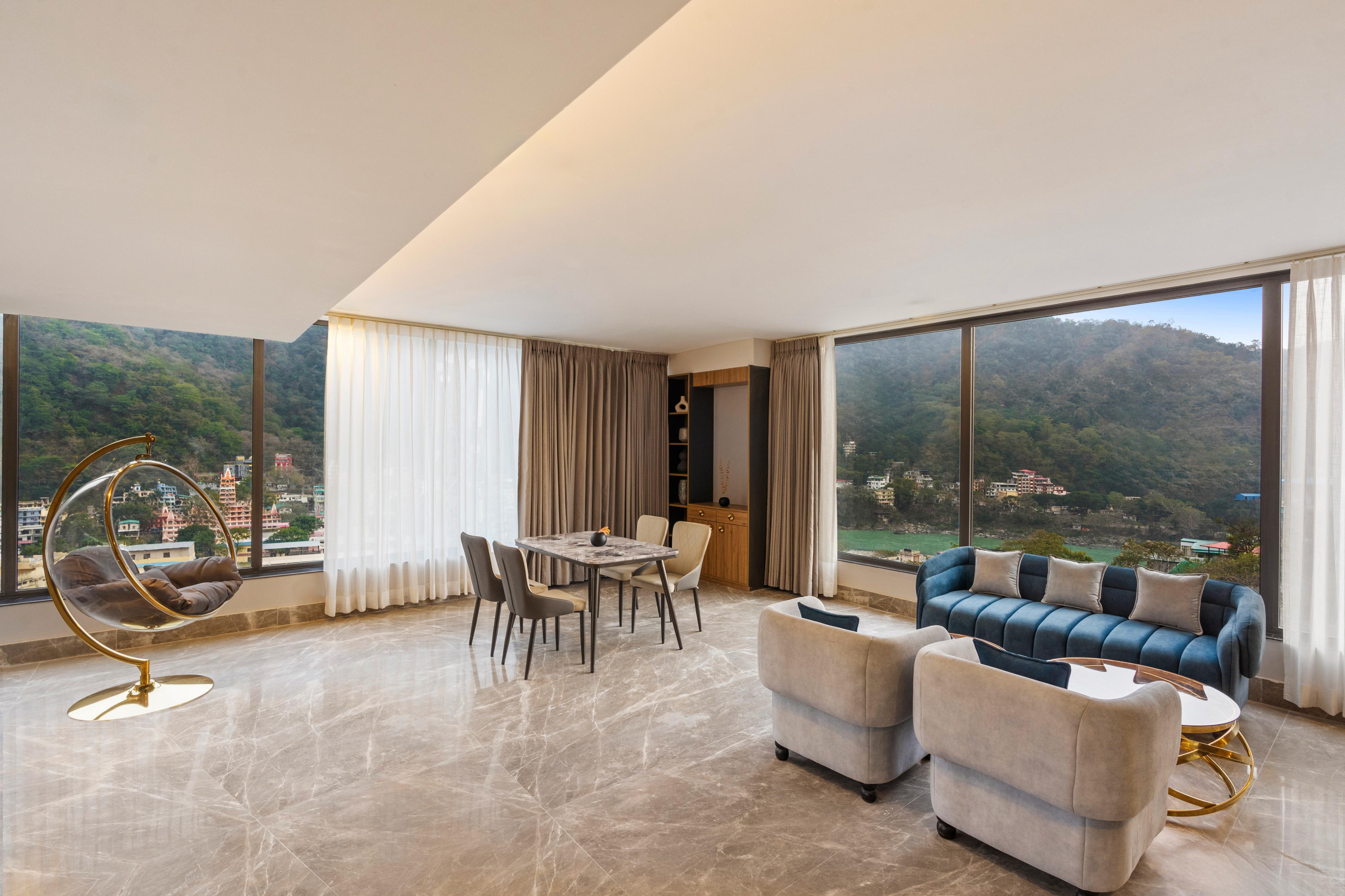 ZANA by the Ganges, Tapovan, Rishikesh Room Type - Celebrity Suite with Ganga View