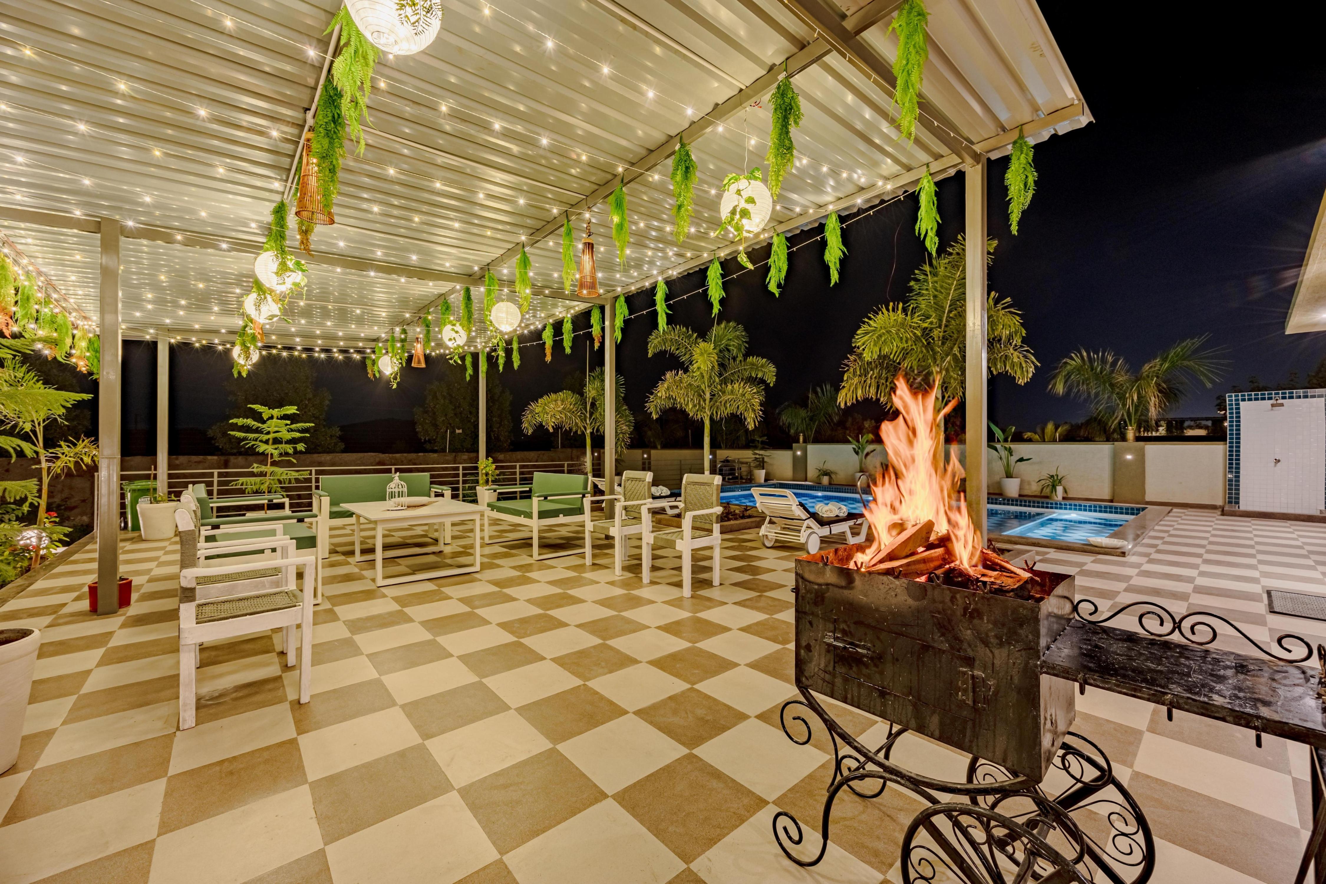 Grandeur 3 BHK Palatial Villa with Pool & Gazebo - Tap to explore photos