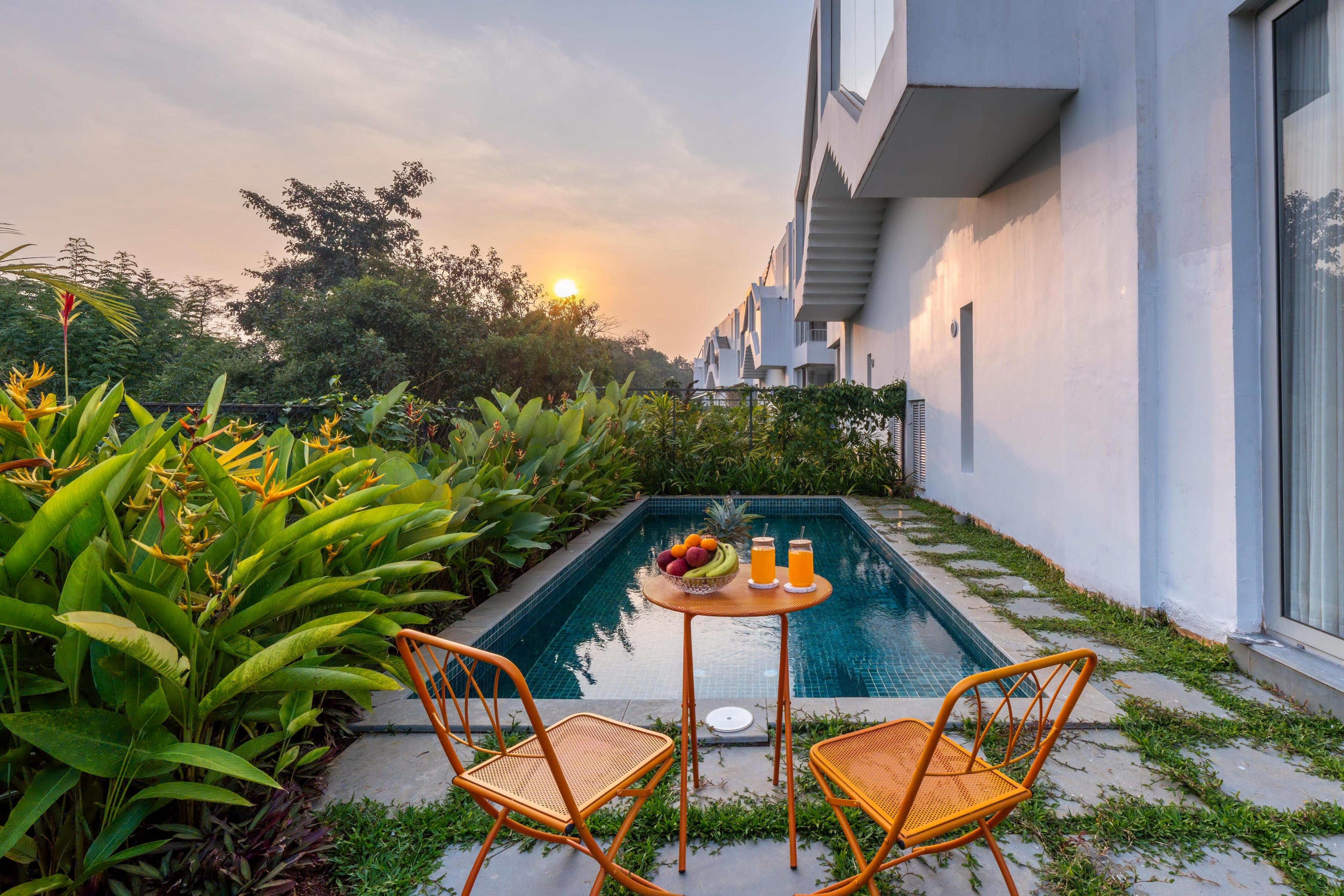 La Zorita by The Blue Kite - 3BHK Villa with Private Pool & Garden 10 min to Thalassa (01) - Tap to explore photos