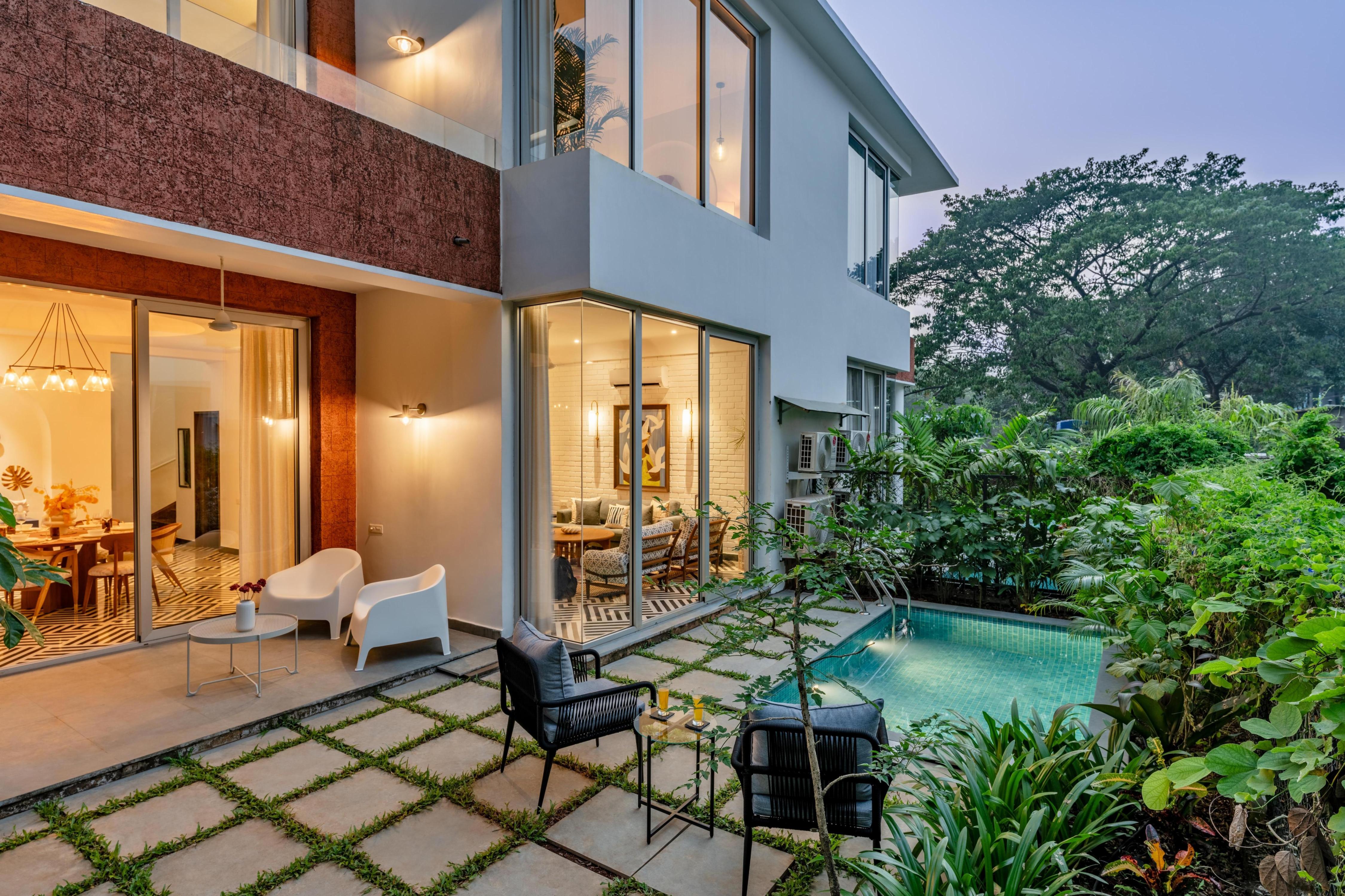La Masillia by The Blue Kite - 2BHK Villa with Balcony & Private Pool 8mins to Thalassa (14) - Tap to explore photos