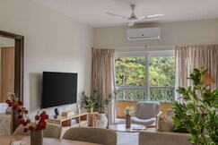 tisyastays | Casa de Viva 1BHK Apartment with Pool & Gym , Close to beach