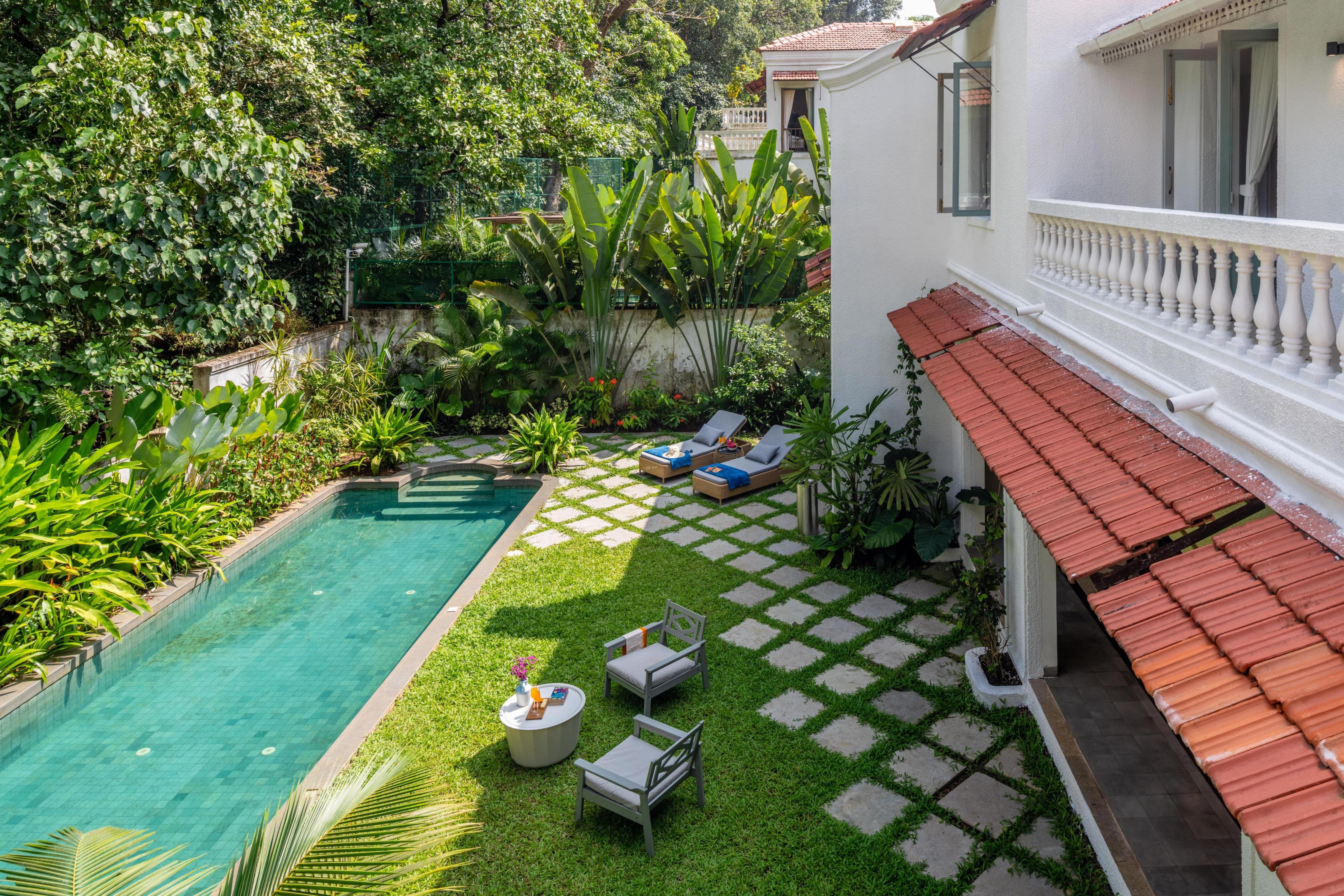 Villa Lluvia by The Blue Kite-5BHK Pvt Pool Villa with Bathtub, 15 min to Chapora Fort & Free B/F - Tap to explore photos