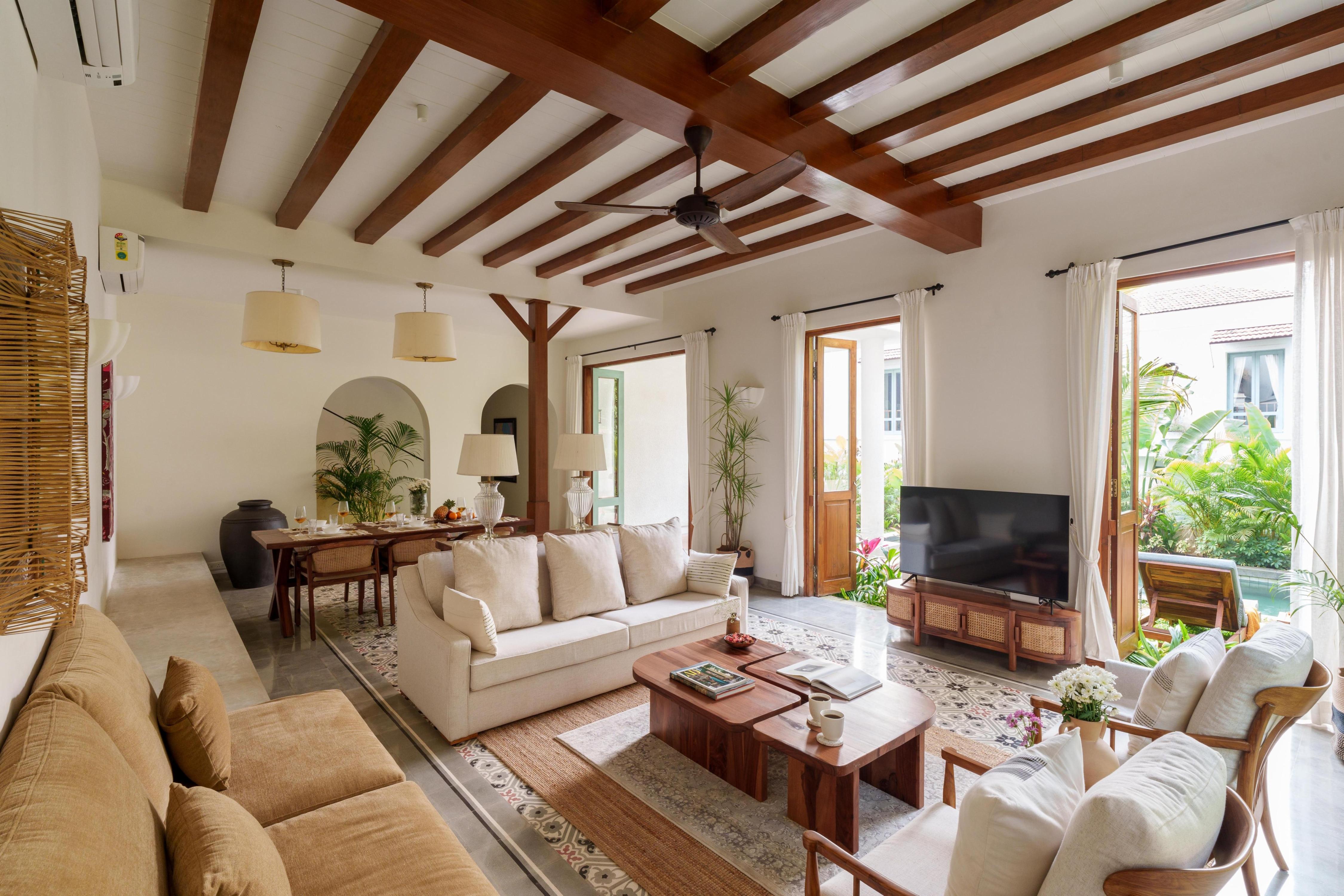 La Branca by The Blue Kite - 4BHK Private Pool Villa, Caretaker, 15 min to Chapora Fort (03) - Tap to explore photos