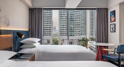 Four Points by Sheraton Bangkok, Sukhumvit 22 Room Type - Deluxe Premier Double, Deluxe Guest room, 2 Double Four Points by Sheraton Bangkok, Sukhumvit 22 Room Type - Deluxe Premier Double, Deluxe Guest room, 2 Double