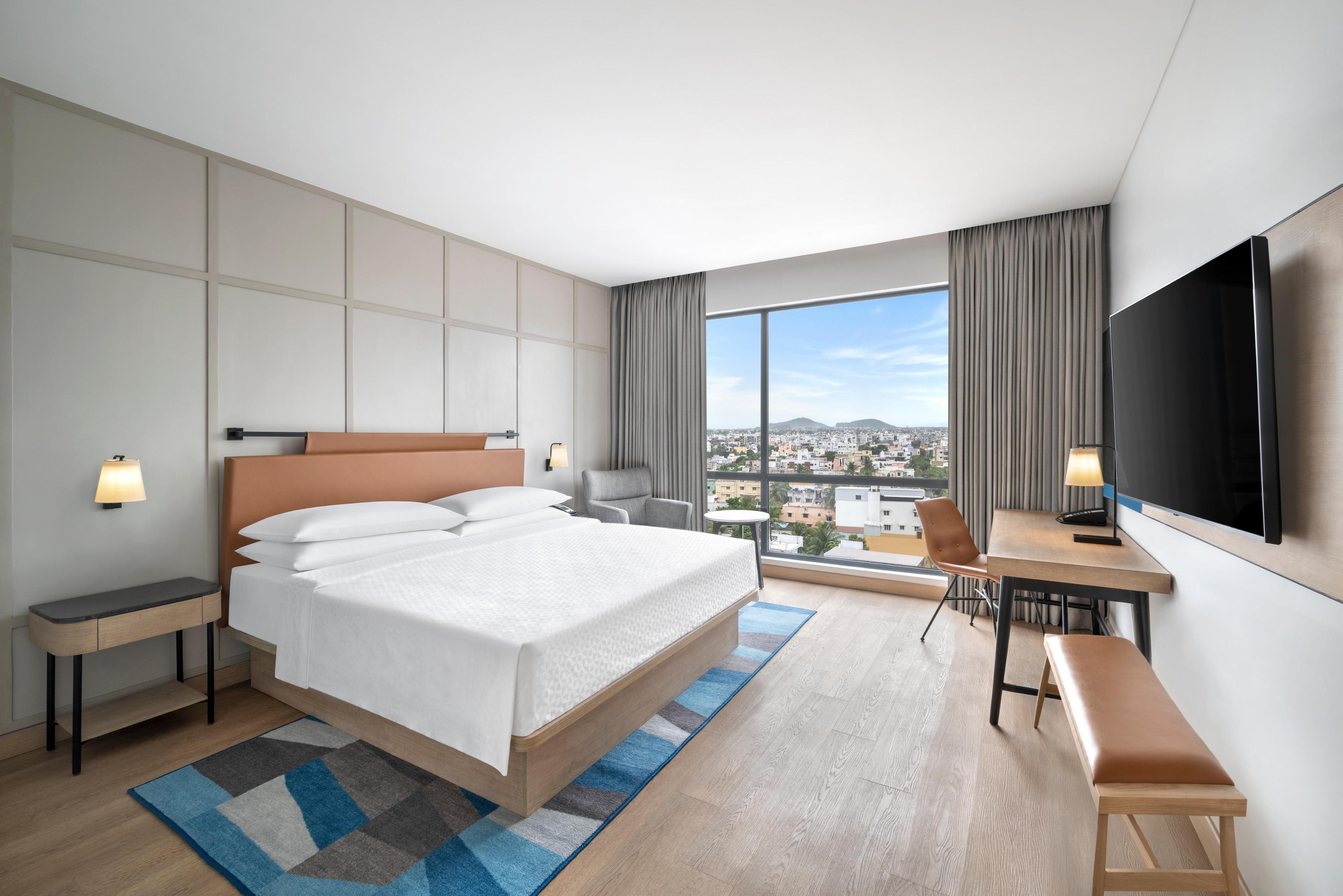 Four Points by Sheraton Chennai Velachery Room Type - Premium King Room, Guest room, 1 King, City view Four Points by Sheraton Chennai Velachery Room Type - Premium King Room, Guest room, 1 King, City view