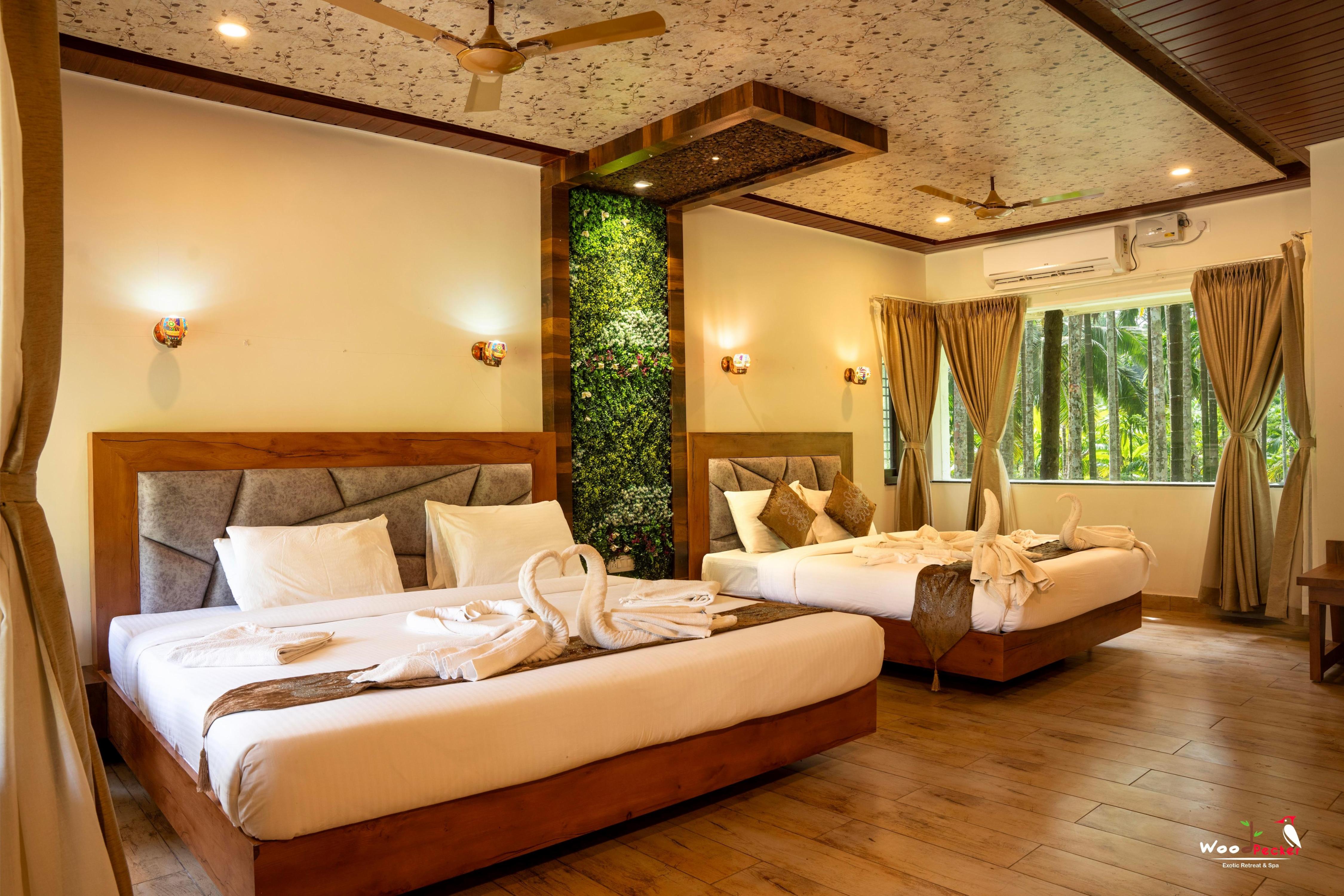 Woodpecker Exotica Resort Dandeli Room Type - Pool View AC Cottage
