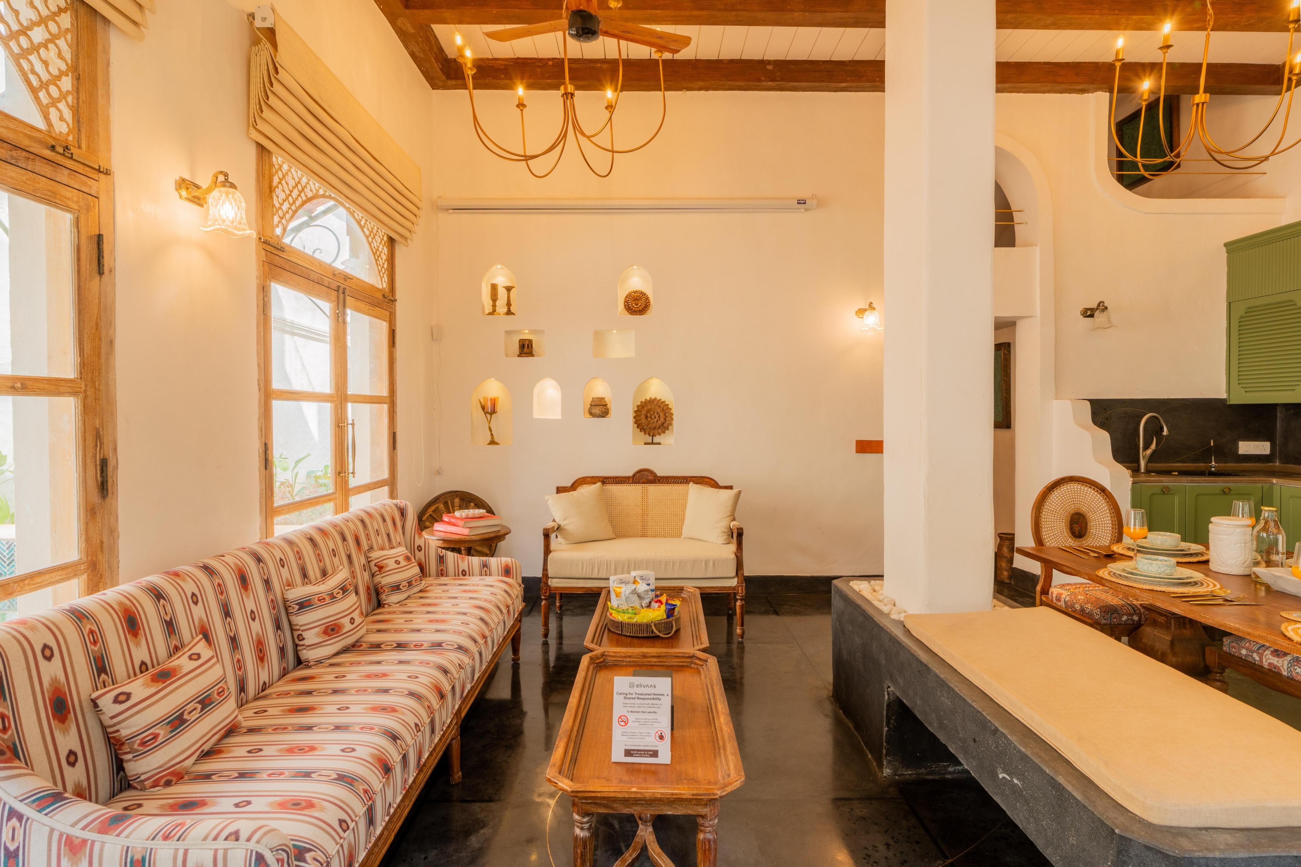 Charming 3 BHK with Antique Decor & Luxurious Bedrooms - Tap to explore photos