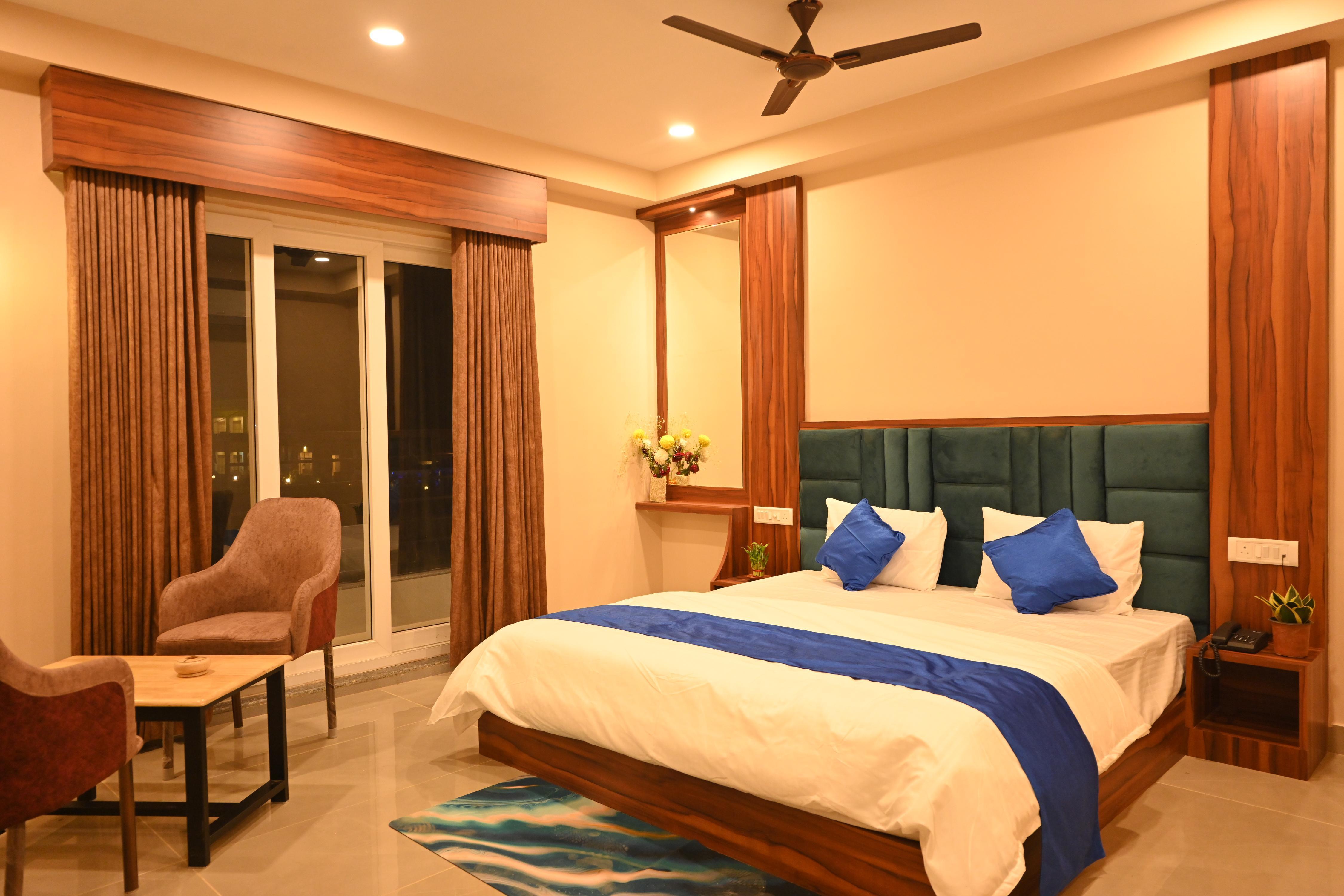 Hotel M Plaza Mandarmani Room Type - Kings Room (Front View) With Private Balcony