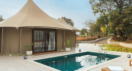 Masai - Tented Villa Resort, Lonavala Room Type - The Simba Tented Villa - with private swimming pool