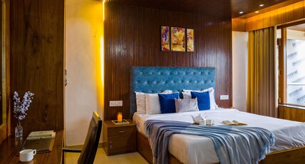 The Castle Villa | Luxury Valley View Villa in Kasauli Room Type - Luxury Room with a mesmerizing Hill View