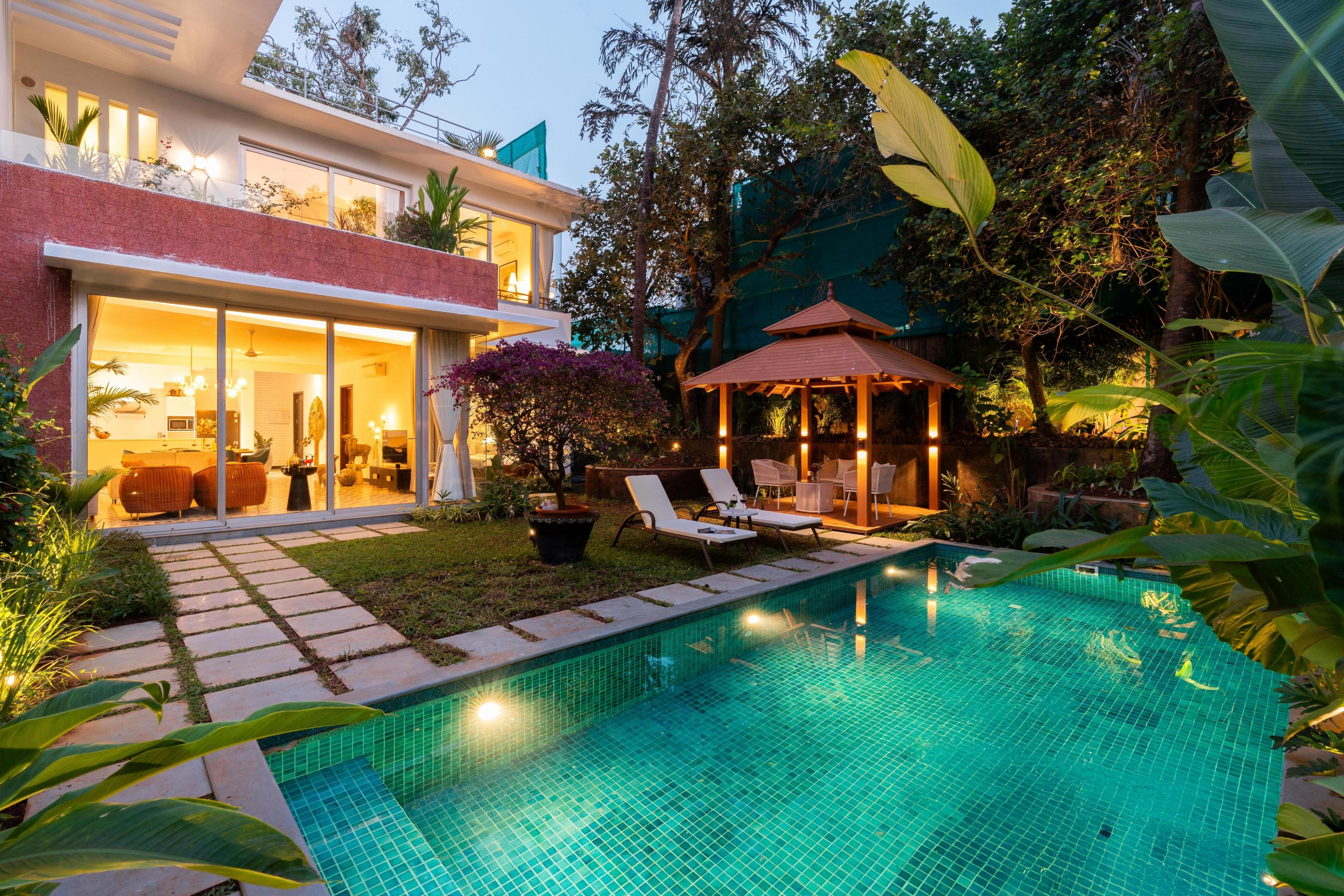 LaDora Luxurious 3BHK Villa with Private Pool near Vagator(09) - Tap to explore photos