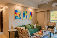 In the Heart of Candolim 2 BHK Penthouse with a Terrace & Gazebo