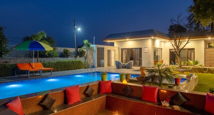 ELIVAAS Signature Aarul Farm 4 BHK Villa with Pvt Pool, Gazebo & Game Zone Room Type - ELIVAAS Aarul Farm 4 BHK Villa with Pvt Pool, Gazebo & Game Zone