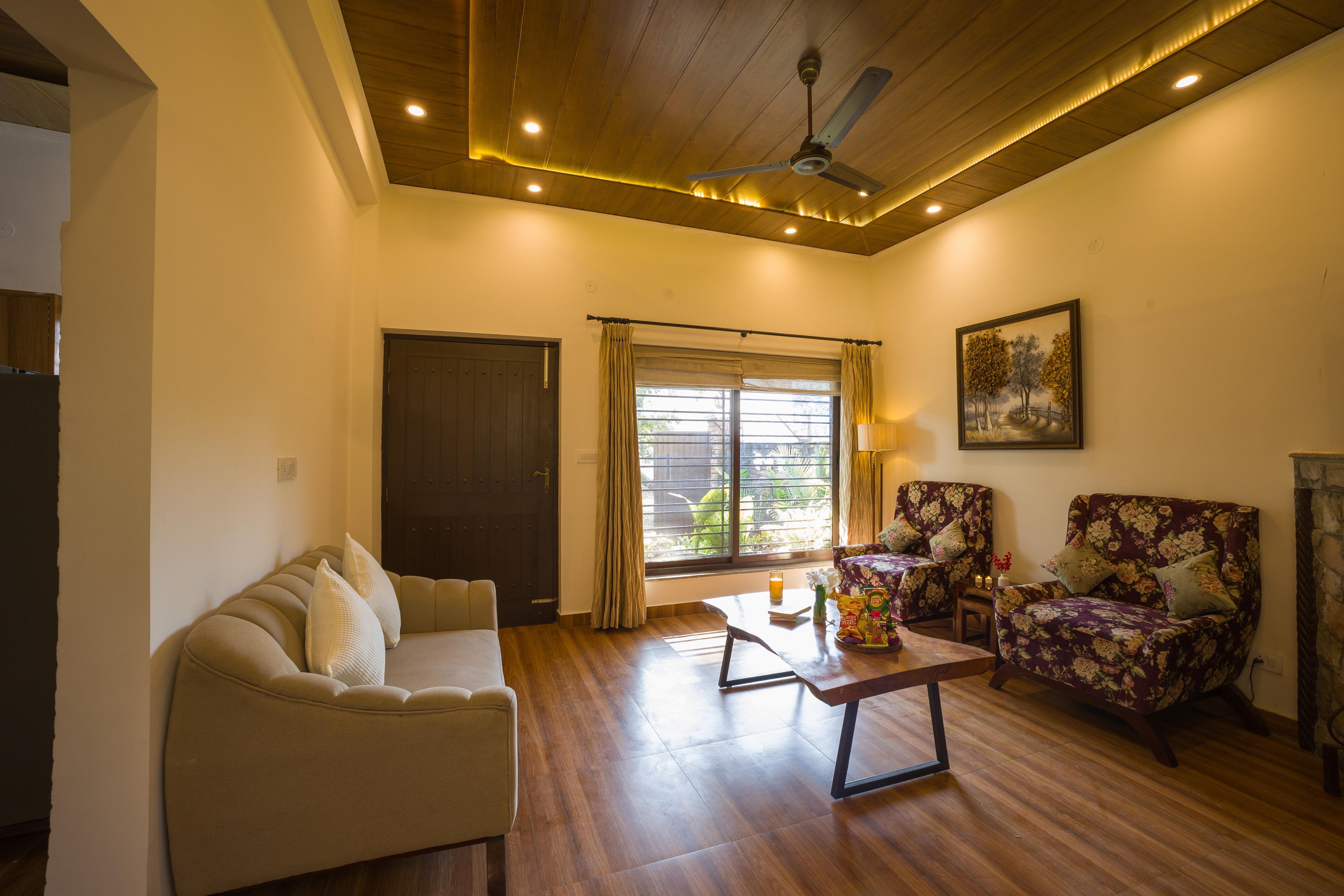 Alaya Stays Rahta Villa | 3 bhk with balcony & Patio - Tap to explore photos
