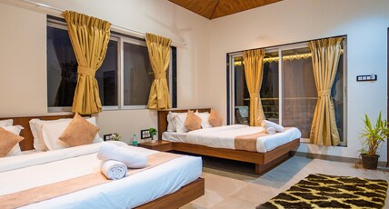 The Green Bliss By PepperTrip Room Type - Family Room