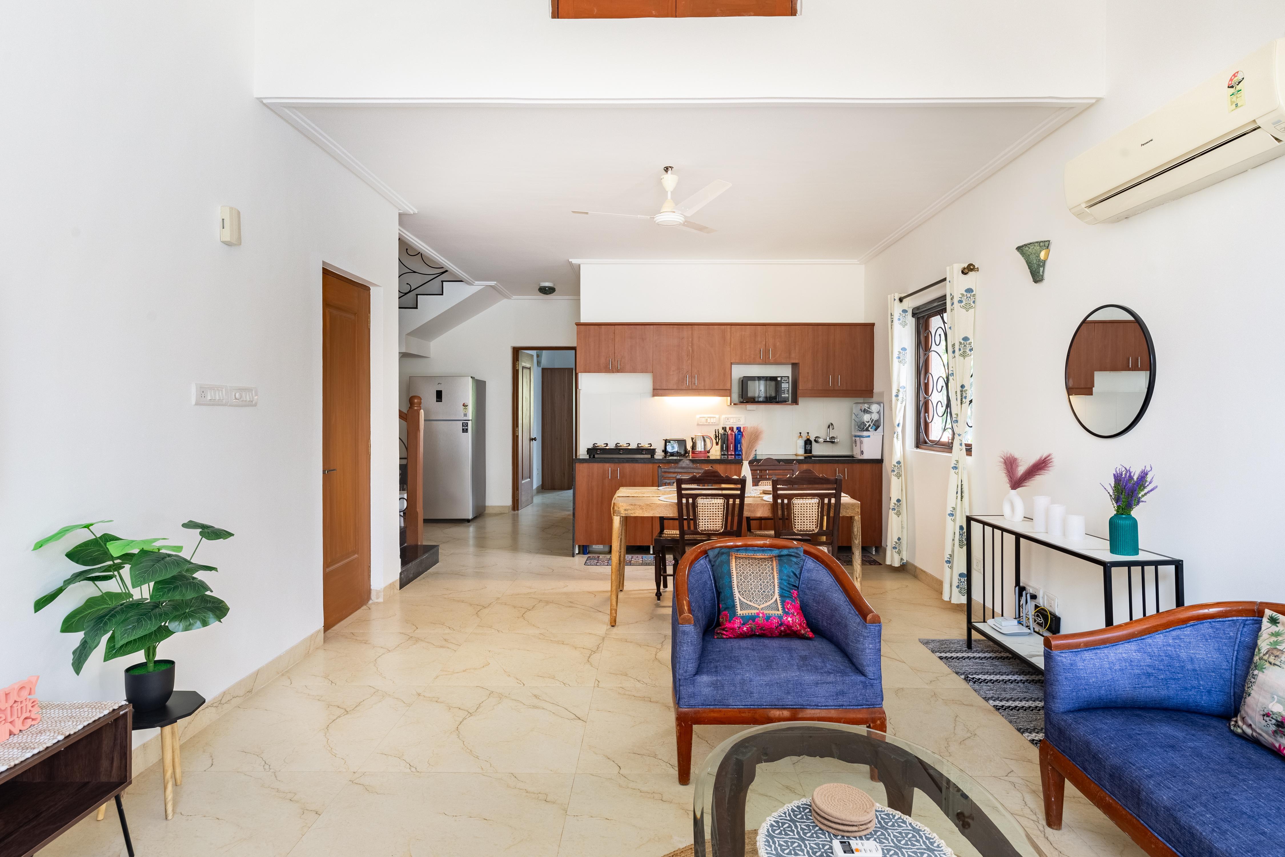 Beautiful Duplex Pool Facing 3bhk villa in Siolim - Tap to explore photos