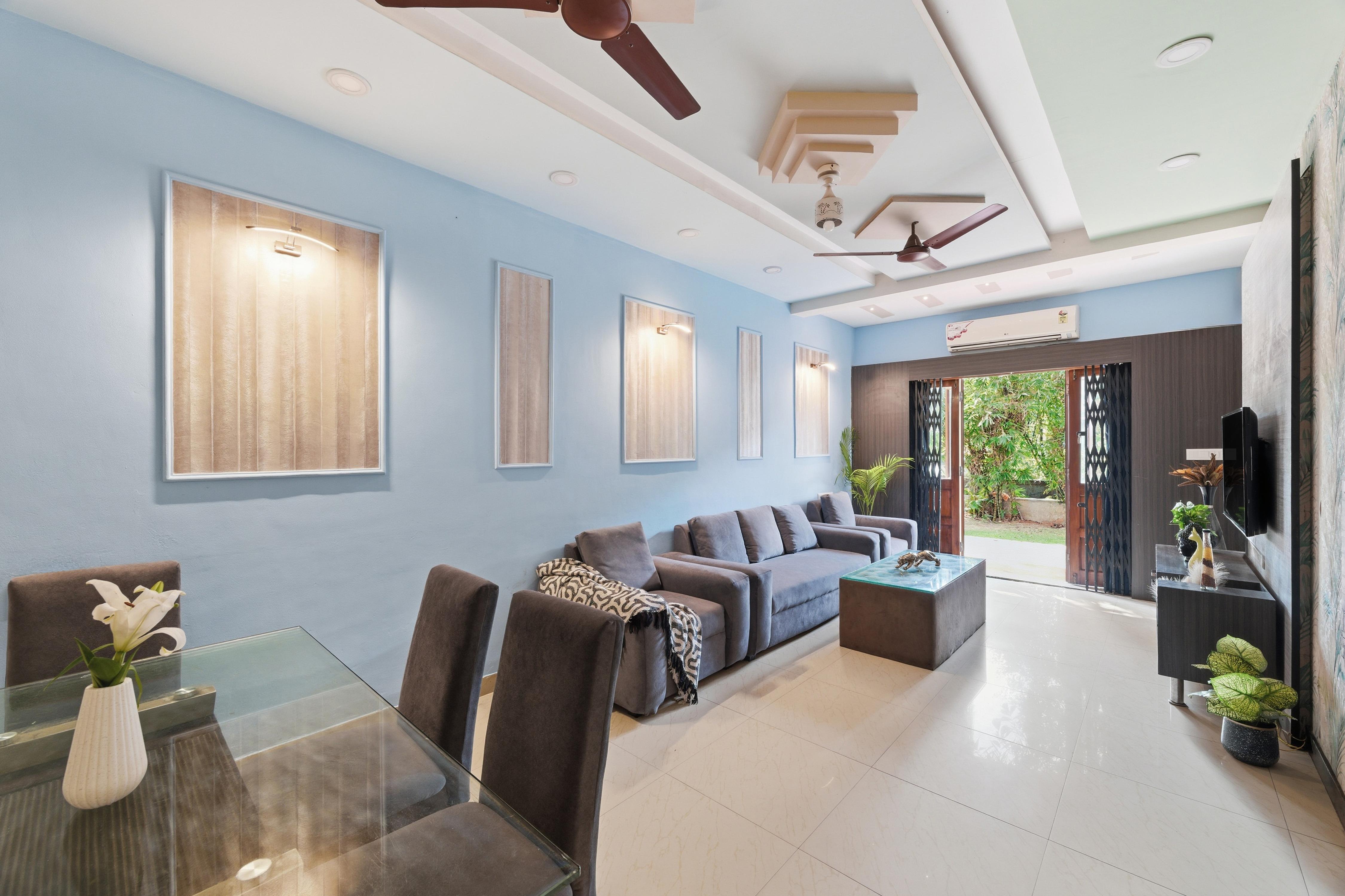 Bambi Stays Arpora 4BHK Villa (RV2) | Pool, Garden & WiFi - Tap to explore photos