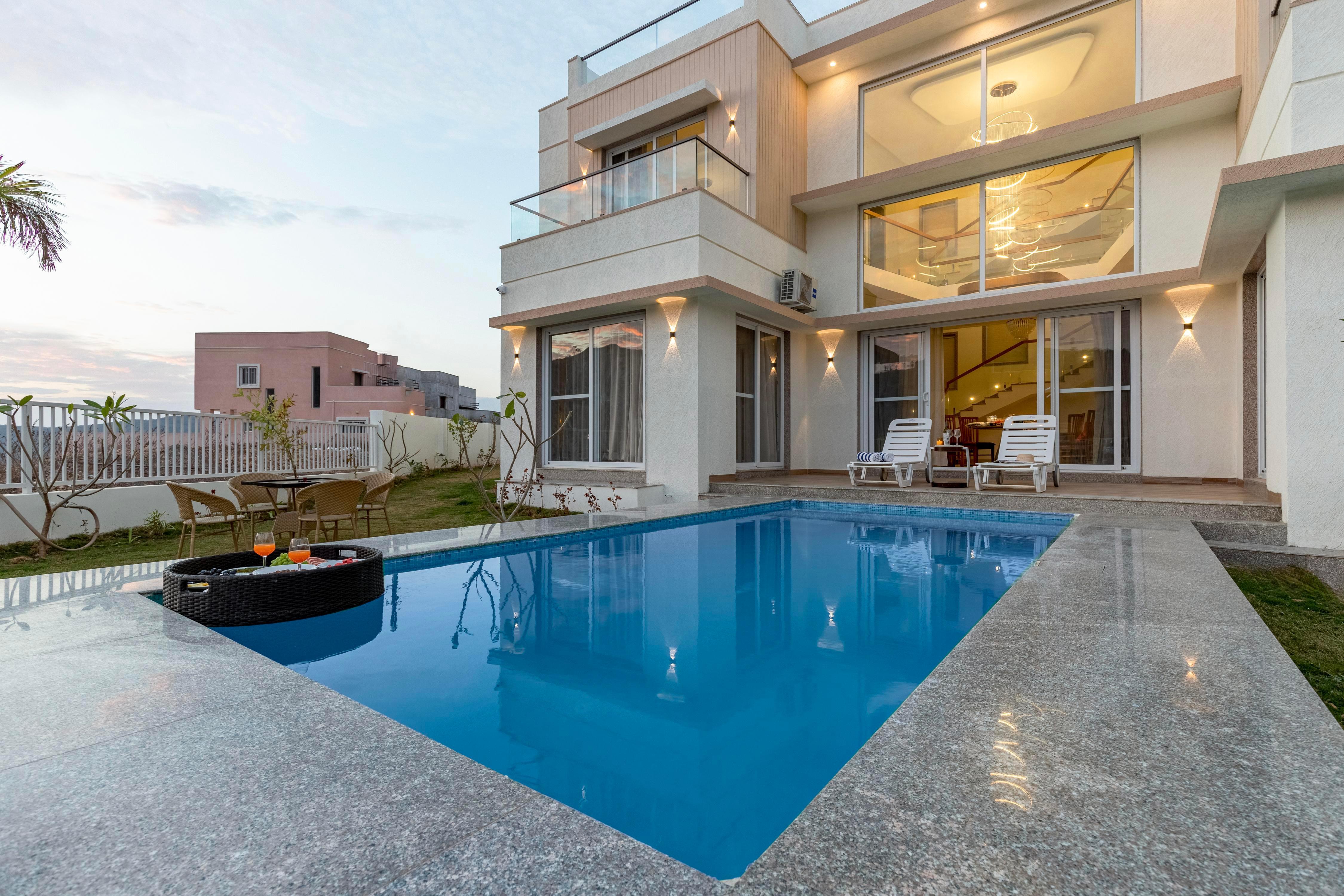 Villa Balancia 4 BHK Villa With Pvt Pool & Garden - Tap to explore photos