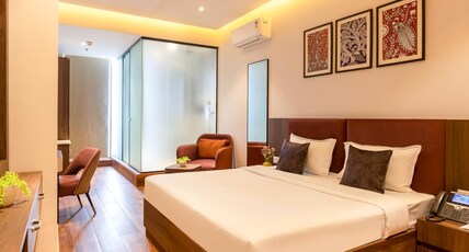 Saltstayz Premier Suite Chandigarh Mohali Room Type - Superior Suite with Balcony Saltstayz Premier Suite Chandigarh Mohali Room Type - Superior Suite with Balcony
