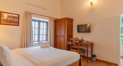 Sarada Mandiram A Heritage Hotel Room Type - Heritage Double Bedroom with Balcony