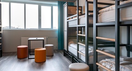 A&O Copenhagen Sydhavn Room Type - Bed in 6-Bed Dormitory Room