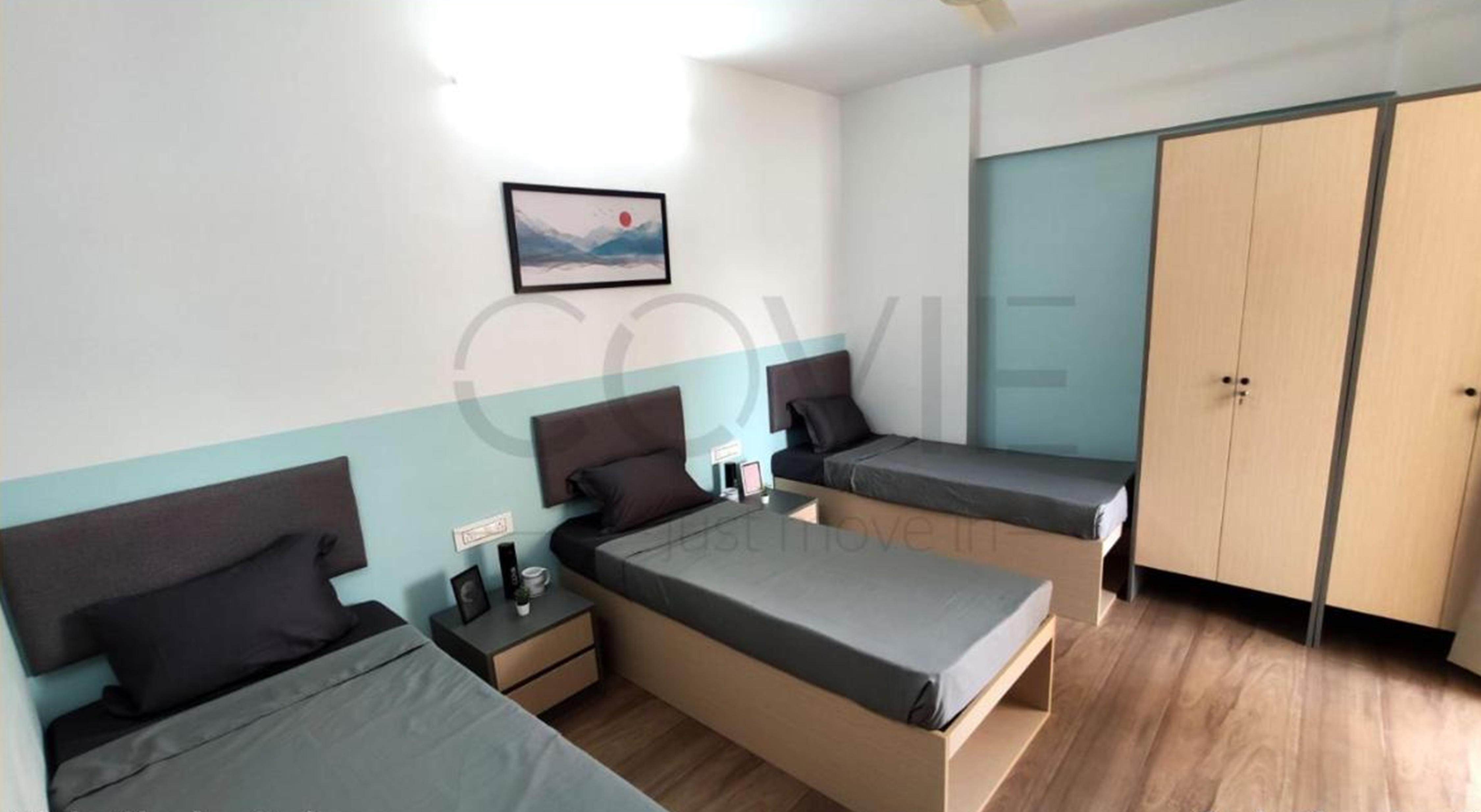 Covie Kharghar 200 Room Type - Male Triple Dormitory Room