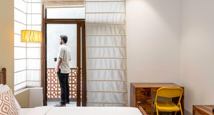 Wandr Indiranagar Room Type - Deluxe Double Room with Balcony