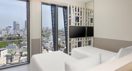 Wink Danang Riverside, Unscripted by Hyatt - 24 Hours stay Room Type - 2 TWIN BEDS CITY VIEW DELUXE