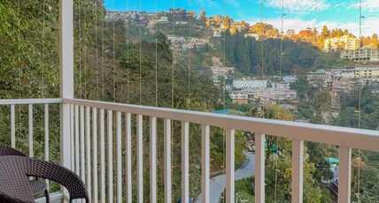 Hotel Nature's Lap Mussoorie Pure Veg Near Mall Road Room Type - Club Room with Balcony and City View