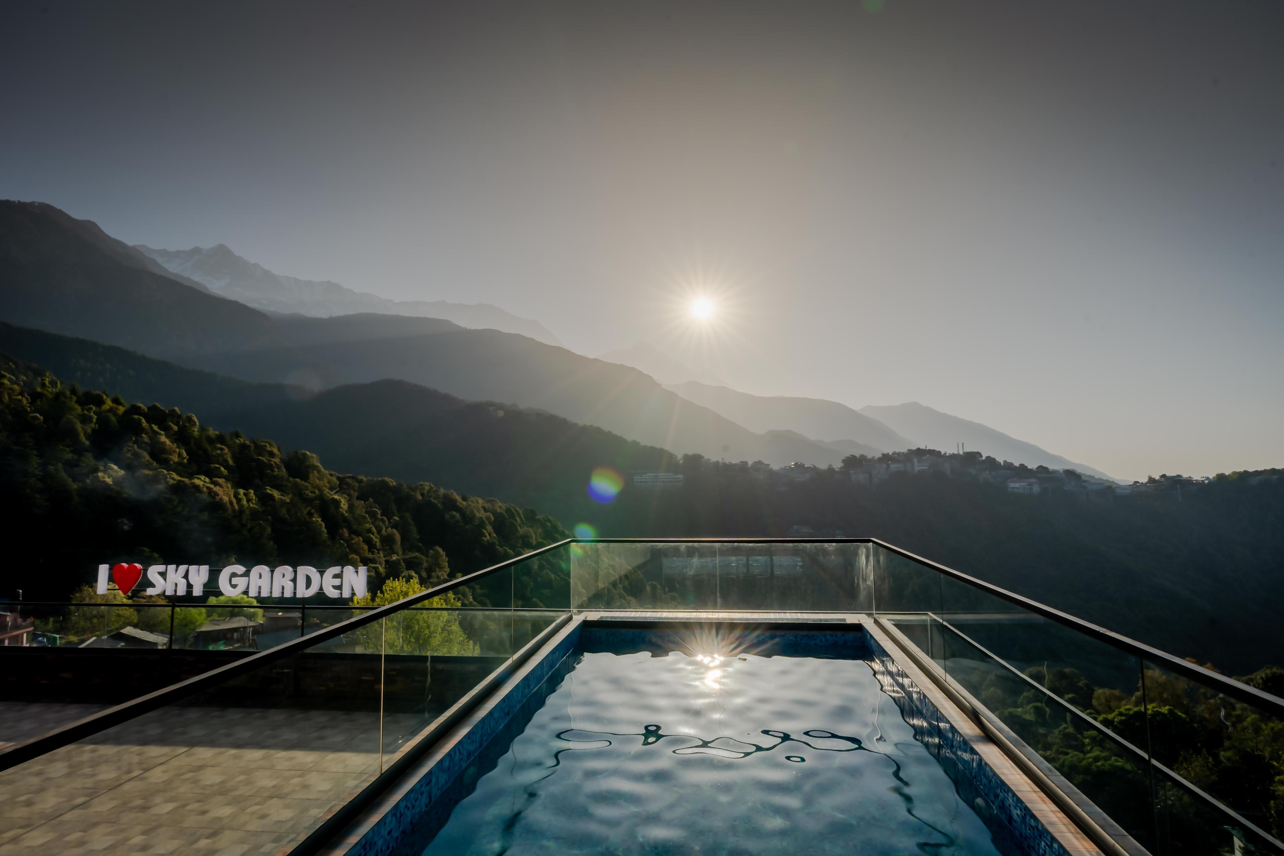 Alivaa Hotel, McLeodganj Best Dhauladhar View | Infinity Pool & Sky Garden - Tap to explore photos