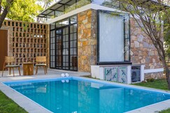 Elivaas Nature 95 | 4 BHK Farm with Pvt Pool, Study Nook & Lush