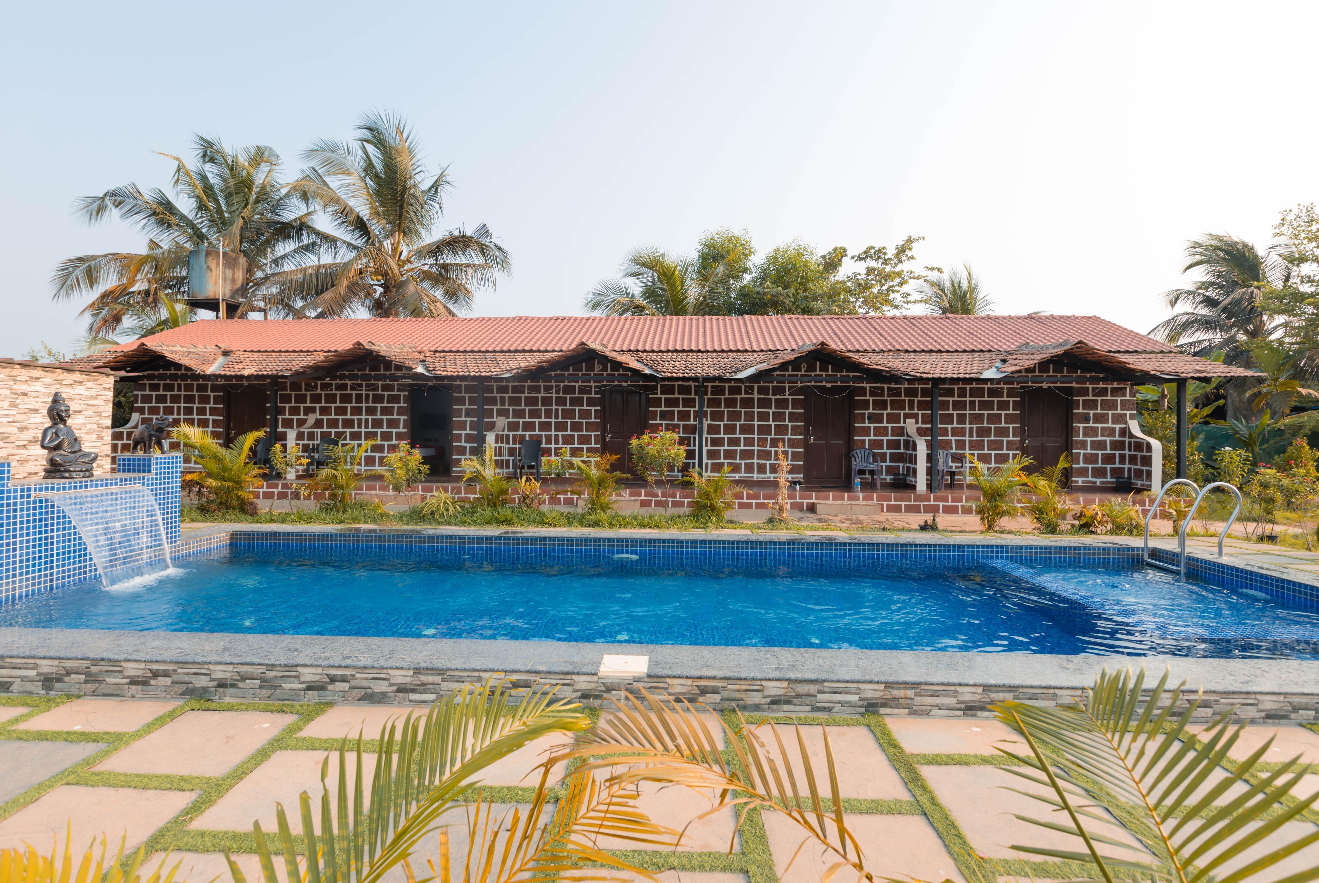 Peacock 5BR Cottages with Private Pool Saligao - Tap to explore photos