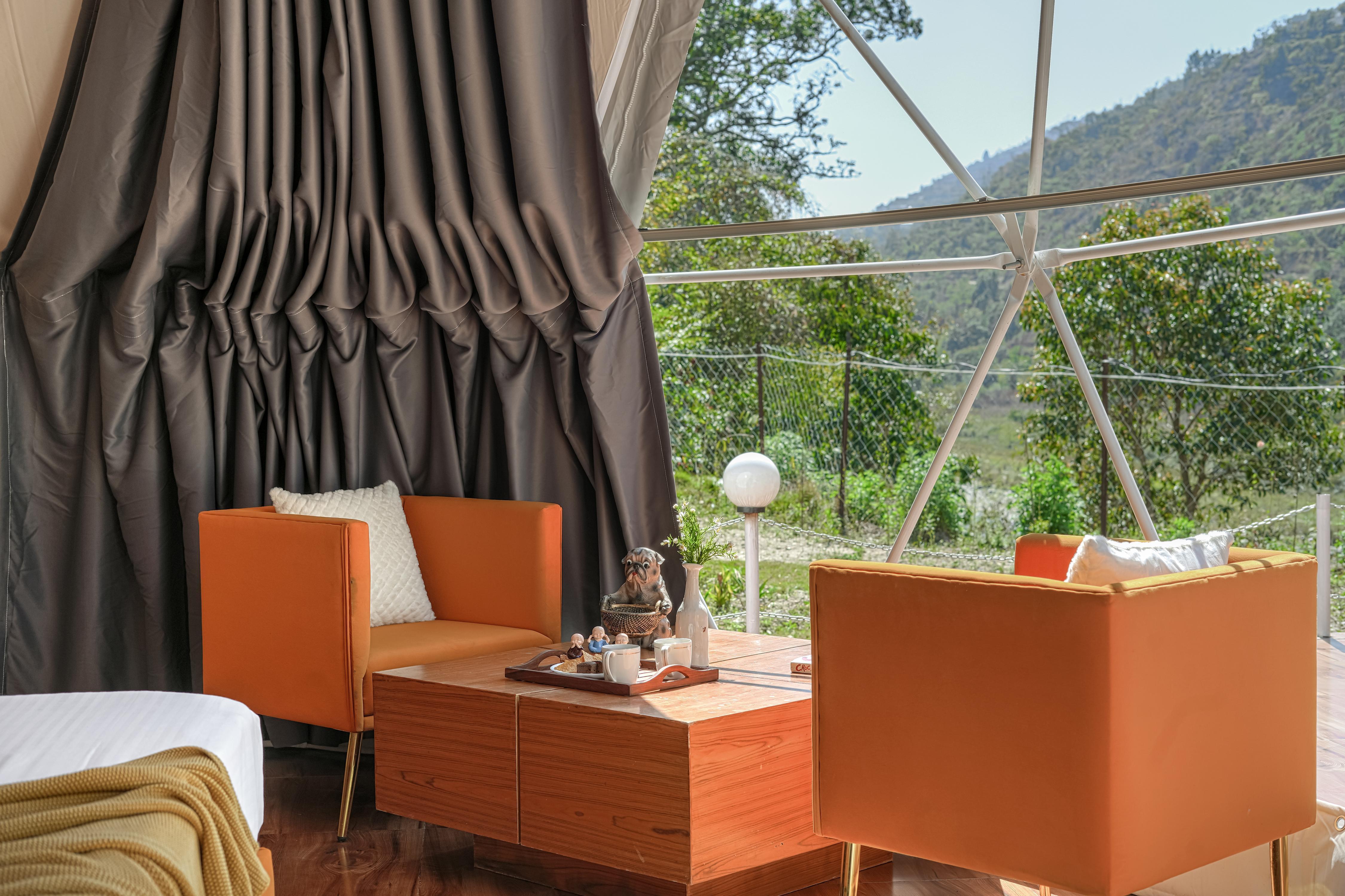 SaffronStays Aquadome Celeste - River Access Stay - Tap to explore photos