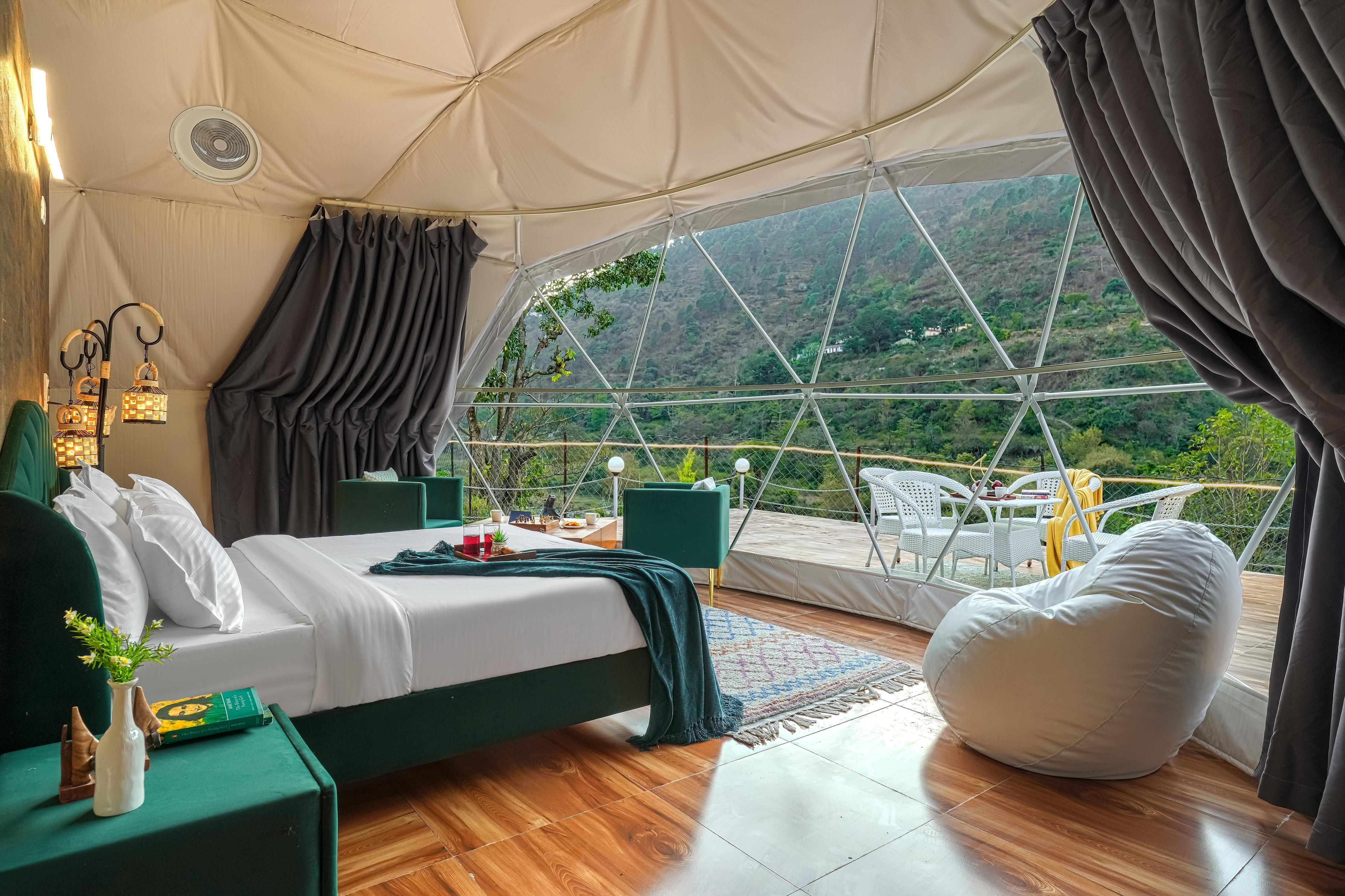 SaffronStays Aquadome Celeste by Ramganga River Room Type - SaffronStays Aquadome Celeste