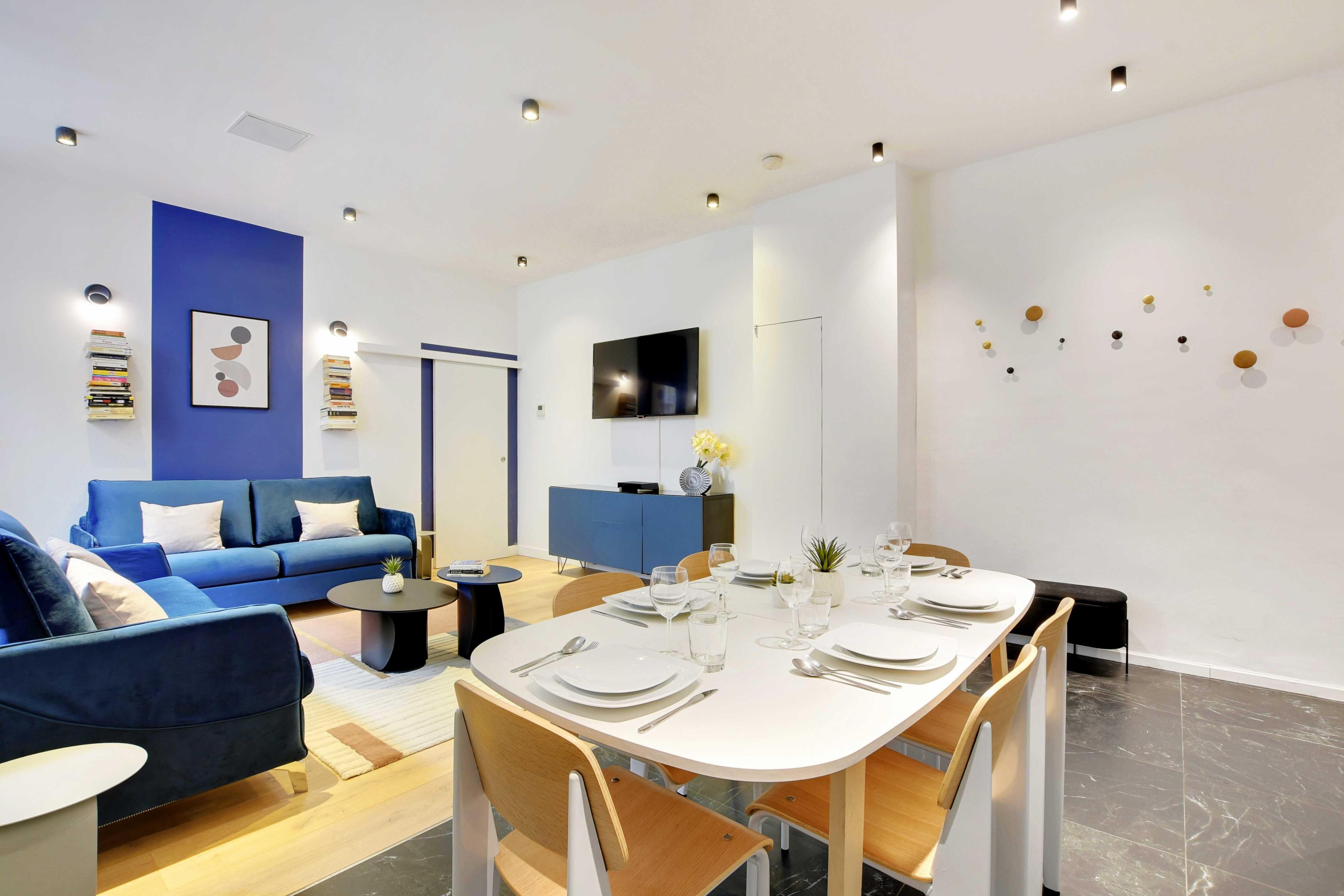 Modern apartment - 1BR/6P - AC - Marais