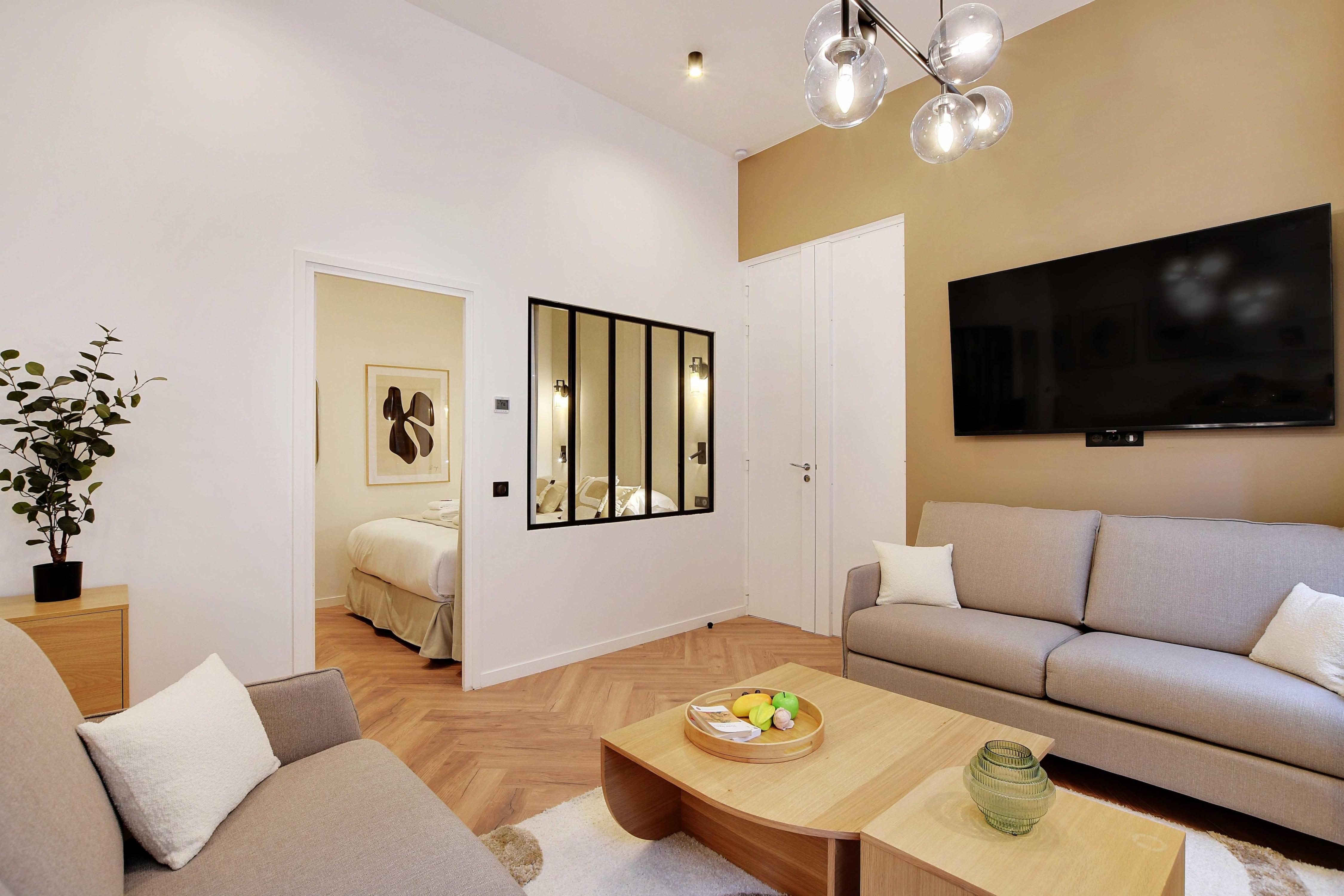 Chic apartment - 2BR/6P - Parc Monceau - Tap to explore photos