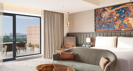 Crowne Plaza Lucknow an IHG Hotel Room Type - 1 King Junior Suite Balcony Crowne Plaza Lucknow an IHG Hotel Room Type - 1 King Junior Suite Balcony