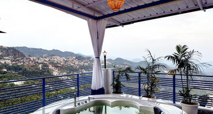 A Santorini Home-By Le Reve(Mall Road 5Min Drive) Room Type - Meadow Suite With Private Balcony,Kitchen,Jacuzzi and Sitout Area A Santorini Home-By Le Reve(Mall Road 5Min Drive) Room Type - Meadow Suite With Private Balcony,Kitchen,Jacuzzi and Sitout Area
