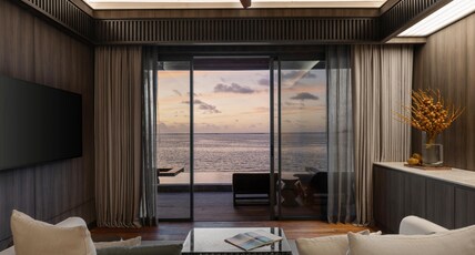 Madifushi Private Island – 5N+ Free Domestic Flight & Speedboat Room Type - Sunrise Aqua Pool Villa