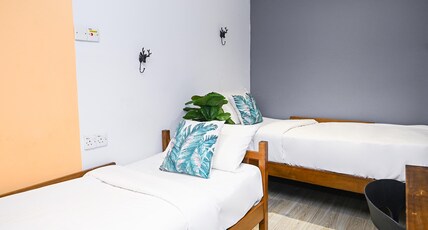 Swing and Pillows @ Beach Street, Penang Room Type - Standard Twin Room with Shared Bathroom