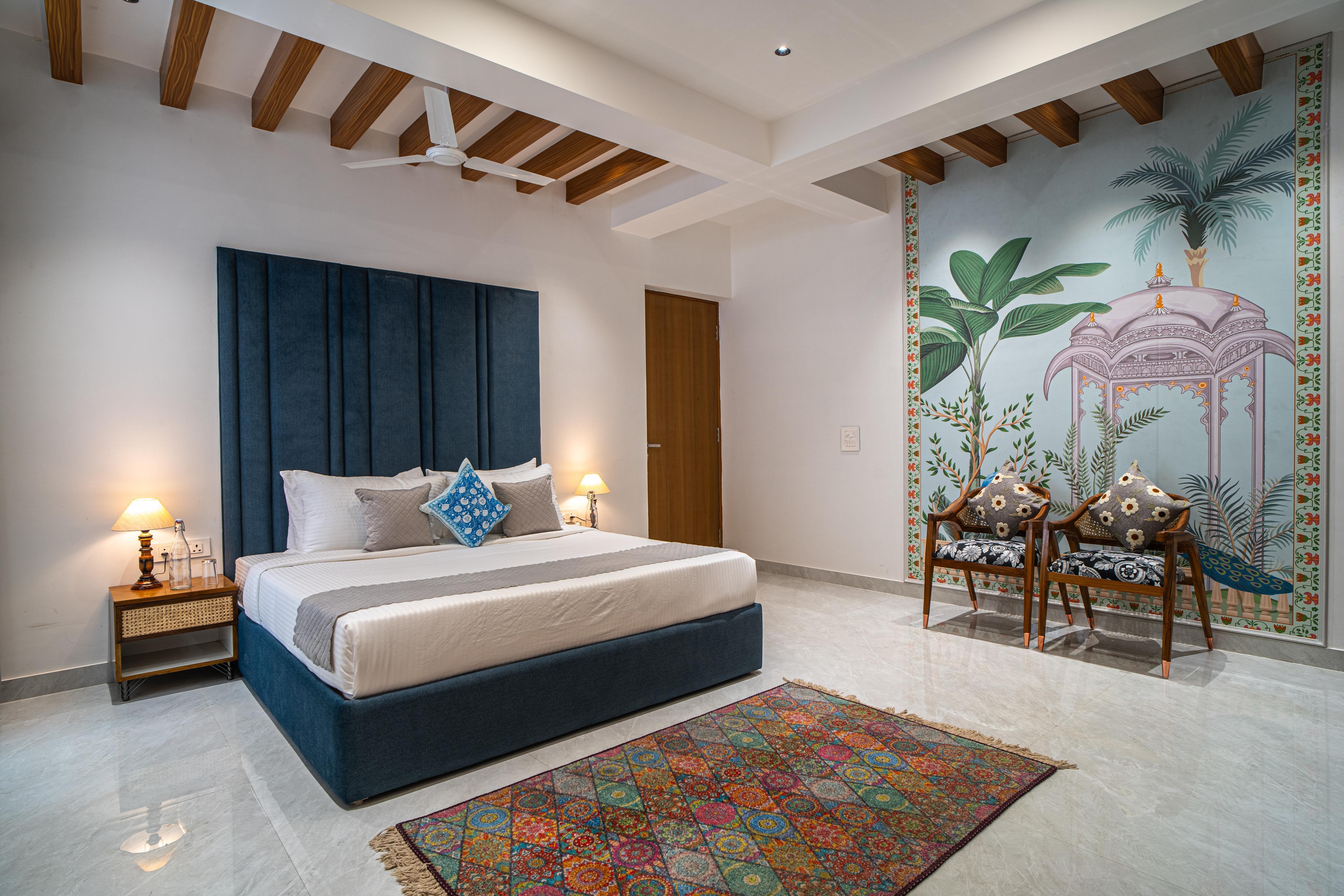 Alaya Stays Udgam Vilas 3-BHK Apartment Jacuzzi - Tap to explore photos