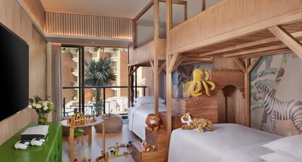 Novotel Bali Ubud Resort  Room Type - Kids Theme Room, Balcony and Pool view - 2 single beds