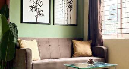 Koramangala Premium 1 BHK Apartments near Forum Mall | Unreal Living Room Type - 402