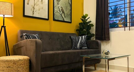 Koramangala Premium 1 BHK Apartments near Forum Mall | Unreal Living Room Type - 201