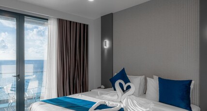 iCom Blue Sea View Room Type - Deluxe Double Room with Balcony & Sea view iCom Blue Sea View Room Type - Deluxe Double Room with Balcony & Sea view