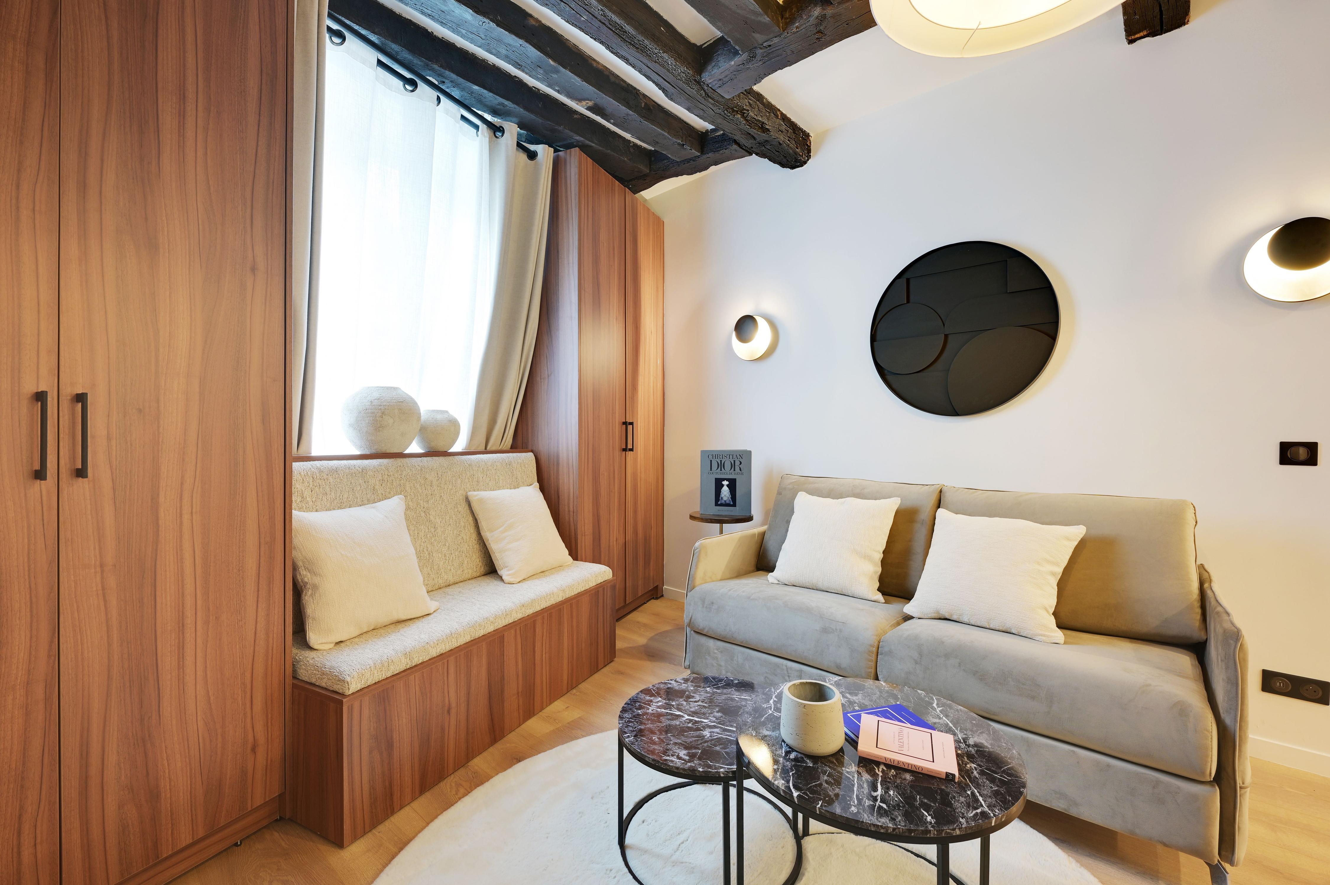 Charming apartment - 1BR/4P -AC- Marais/Vosges - Tap to explore photos